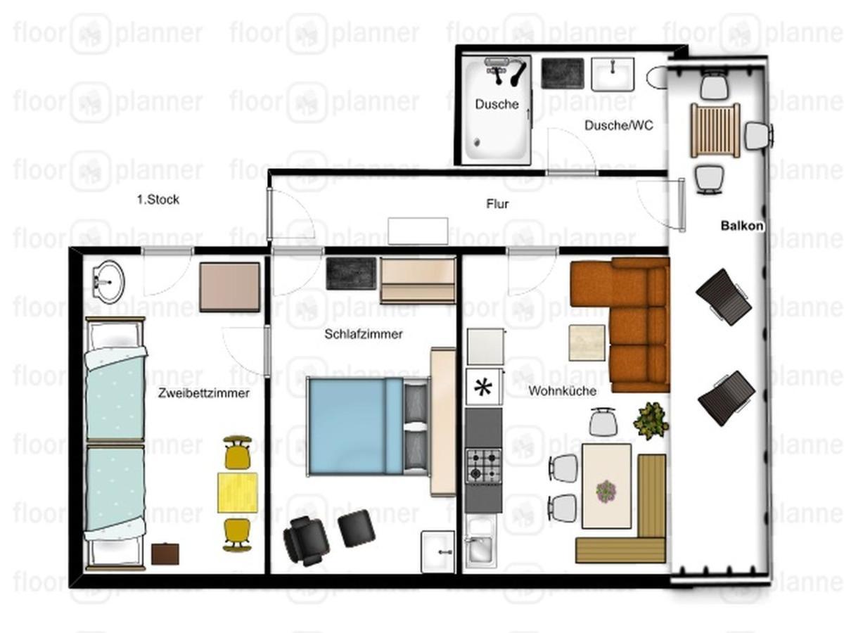 Apartmenthaus Troetschler Weilheim Exteriör bild